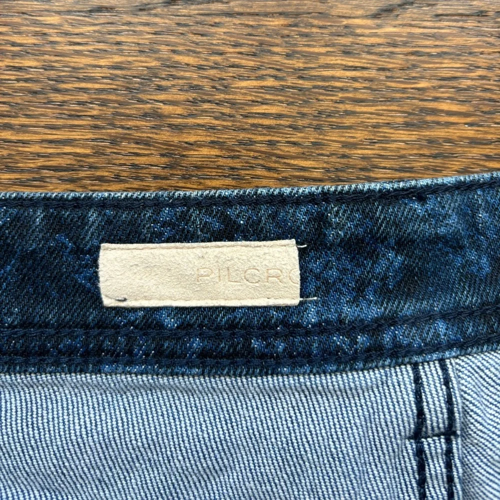 Anthropologie Pilcro Slim Boyfriend Jean in Dark Wash. Size 26. - Picture 3 of 8
